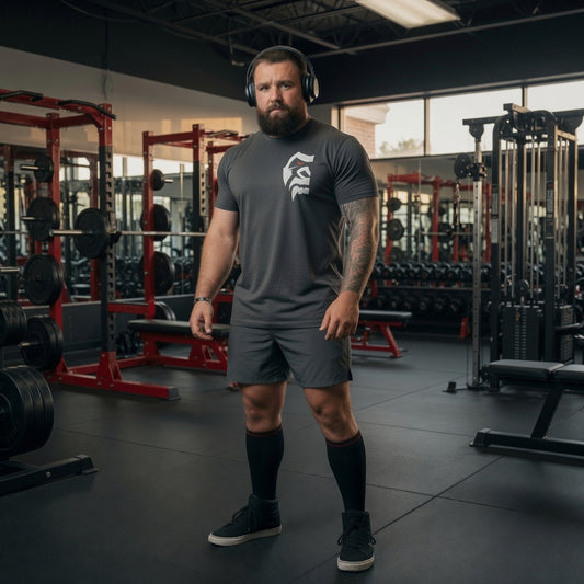 Classic Gorilla Symmetry T-Shirt in Heavy Metal