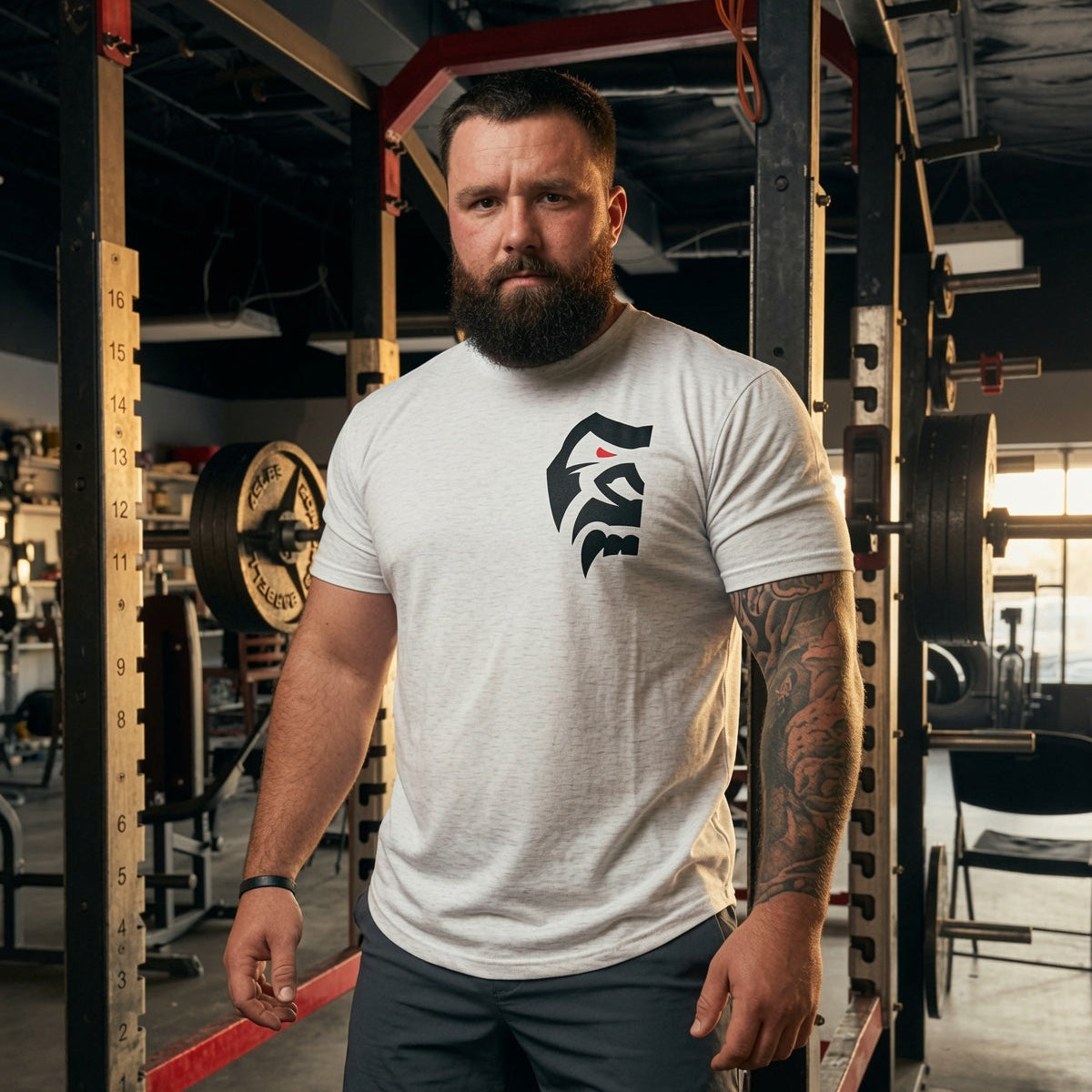 Classic Gorilla Symmetry T-Shirt in White