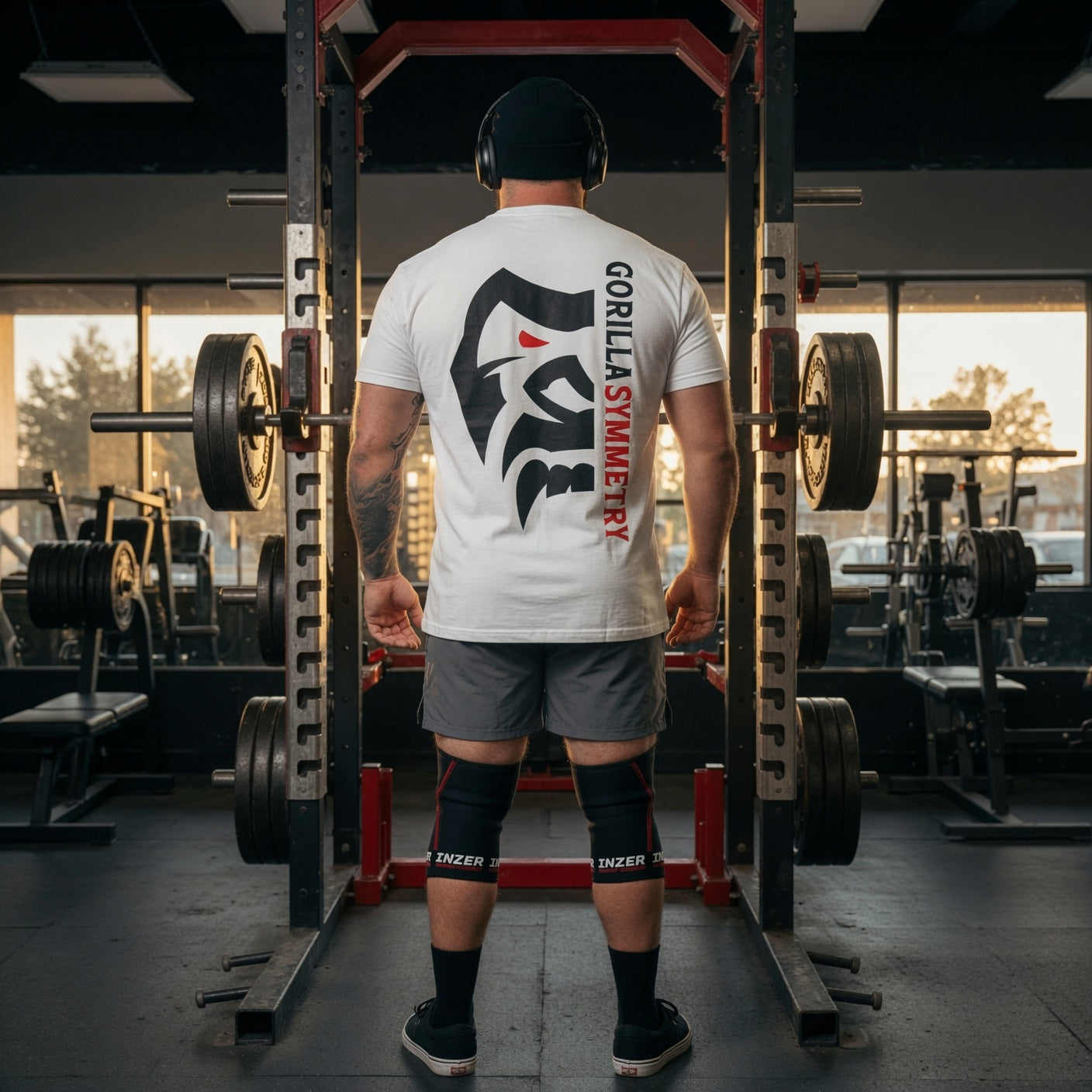 Classic Gorilla Symmetry T-Shirt in White