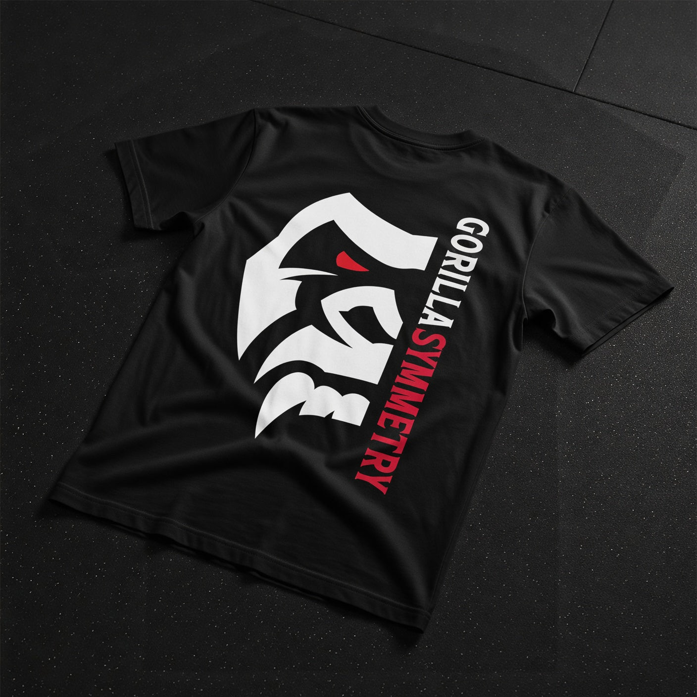 Classic Gorilla Symmetry T-Shirt in Black