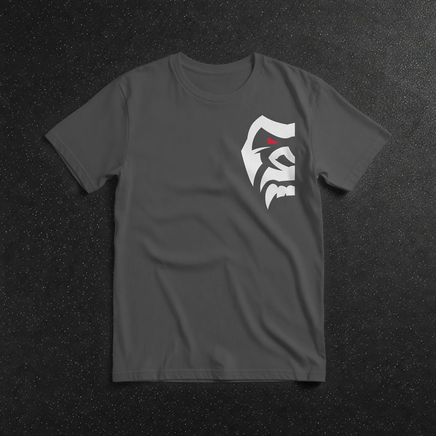 Classic Gorilla Symmetry T-Shirt in Heavy Metal