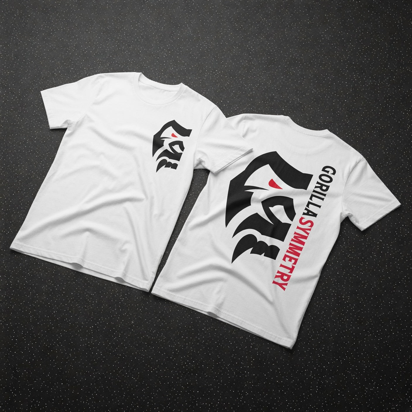 Classic Gorilla Symmetry T-Shirt in White