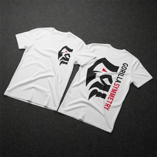 Classic Gorilla Symmetry T-Shirt in White